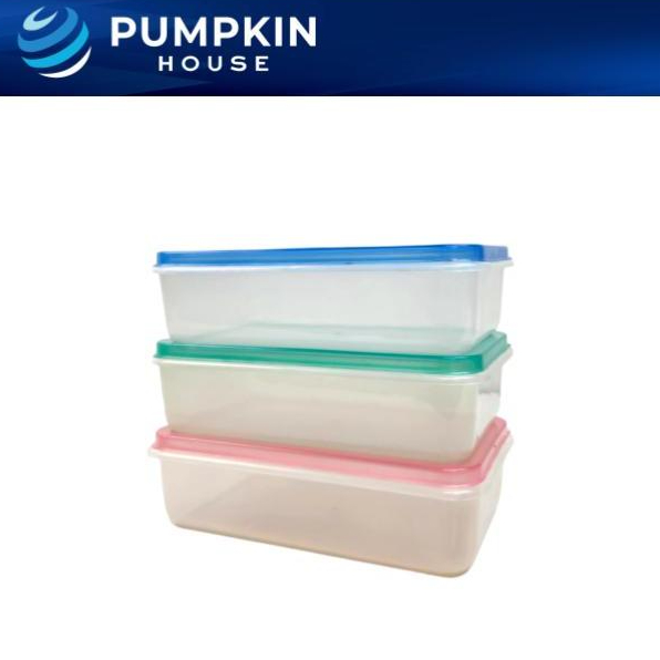 *555* PH กล่องพลาสติก กล่องเหลี่ยมอเนกประสงค์ ขนาด(23x14.5x7ซม) กล่องพลาสติกเหลี่ยม ทรงแบน