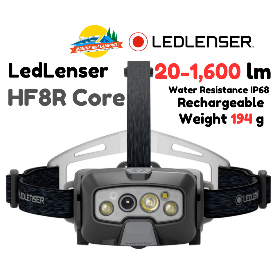 Ledlenser HF8R Core 1600 lm / 20 lm