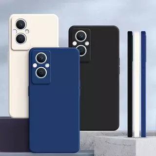 เคสTPUสีพื้นกำมหยี่ กันกล้อง สำหลับรุ่น OPPO Reno 7z Reno 8z