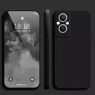 เคสTPUสีพื้นกำมหยี่ กันกล้อง สำหลับรุ่น OPPO Reno 7z Reno 8z