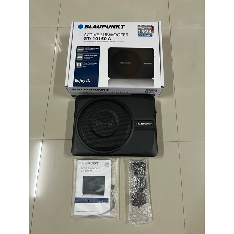 5375บาท 10“Subbox รุ่น GTR10150A ยี่ห้อ Blaupunkt ติดรถยนต์