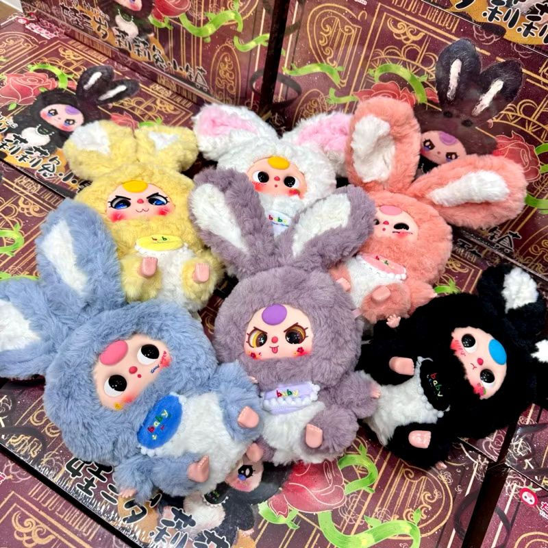 [ใช้โค้ดลด30%แฟชั่นได้] พร้อมส่ง Baby three เมืองกระต่าย พวงกุญแจห้อยกระเป๋า