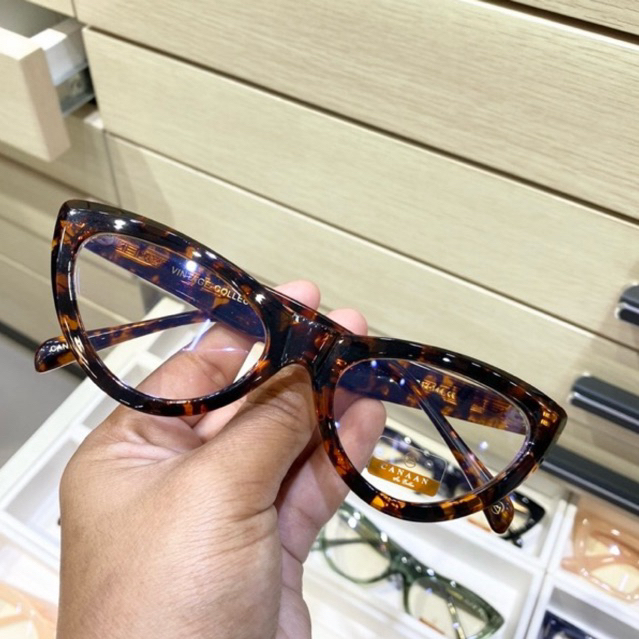 แว่นตา ออกเเดดเปลี่ยนสี สไตล์วินเทจ สุดฮิต  เเบรนด์canaan สั่งตรงจากโรงงาน กัน UV400 สามารถนำกรอบเปลี่ยนเลนส์สายตาได้