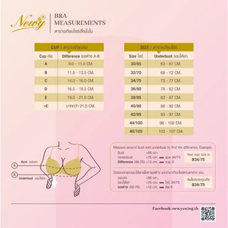 NEWY BRA 3220 *บราในตำนาน* บราไร้โครง ยกทรงแบรนด์ไทย รุ่นอัพเกรด!! ฟองบาง3มิล ตกแต่งลูกไม้