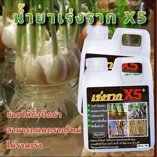 น้ำยาเร่งรากX5 1ลิตรฟรี1ลิตร