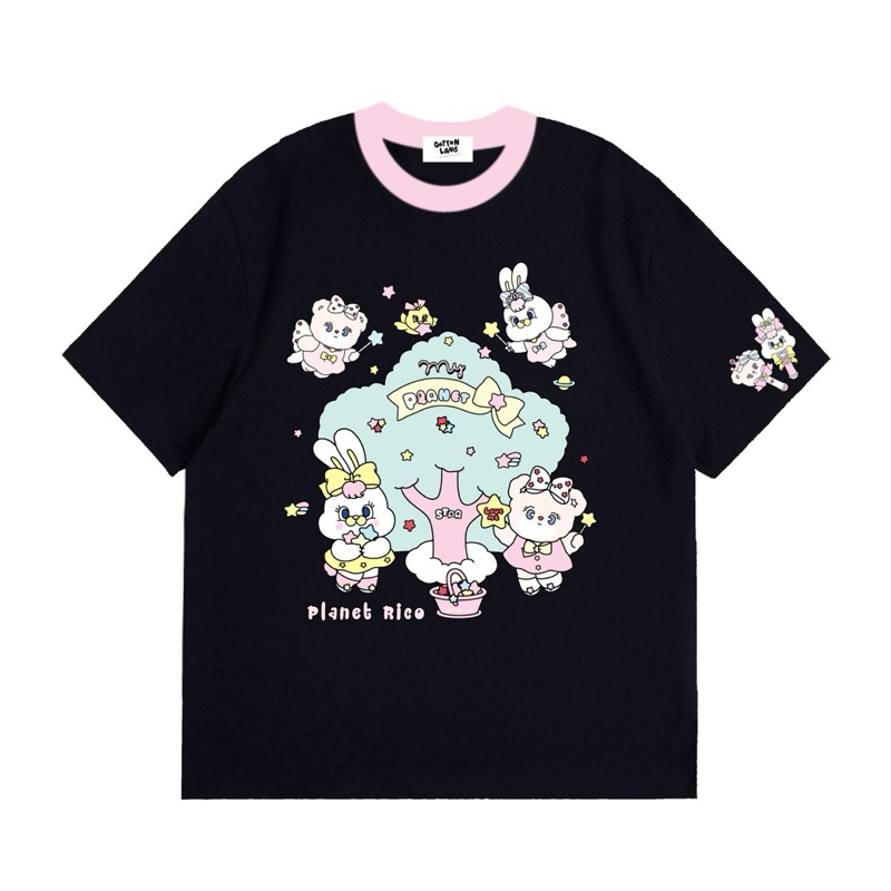 เสื้อยืดOversize(QottonLand)ริโกะ