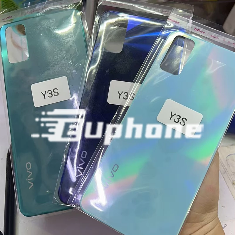 ฝาหลัง vivo y3s 2021 กระจกหลัง Battery Back Cover for VIVO Y3S 2021