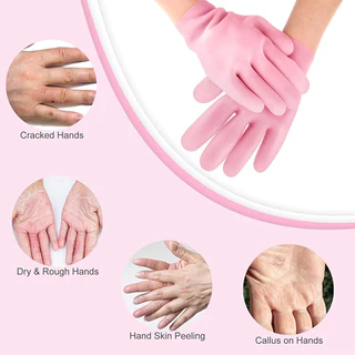 ถุงเท้าสปา ถุงมือสปา สปามือ ให้ความชุ่มชื้น + น้ำมันม้าสกัด บำรุงมือ บำรุงเท้า สปามือเท้า อ่อนนุ่ม เรียบเนียน