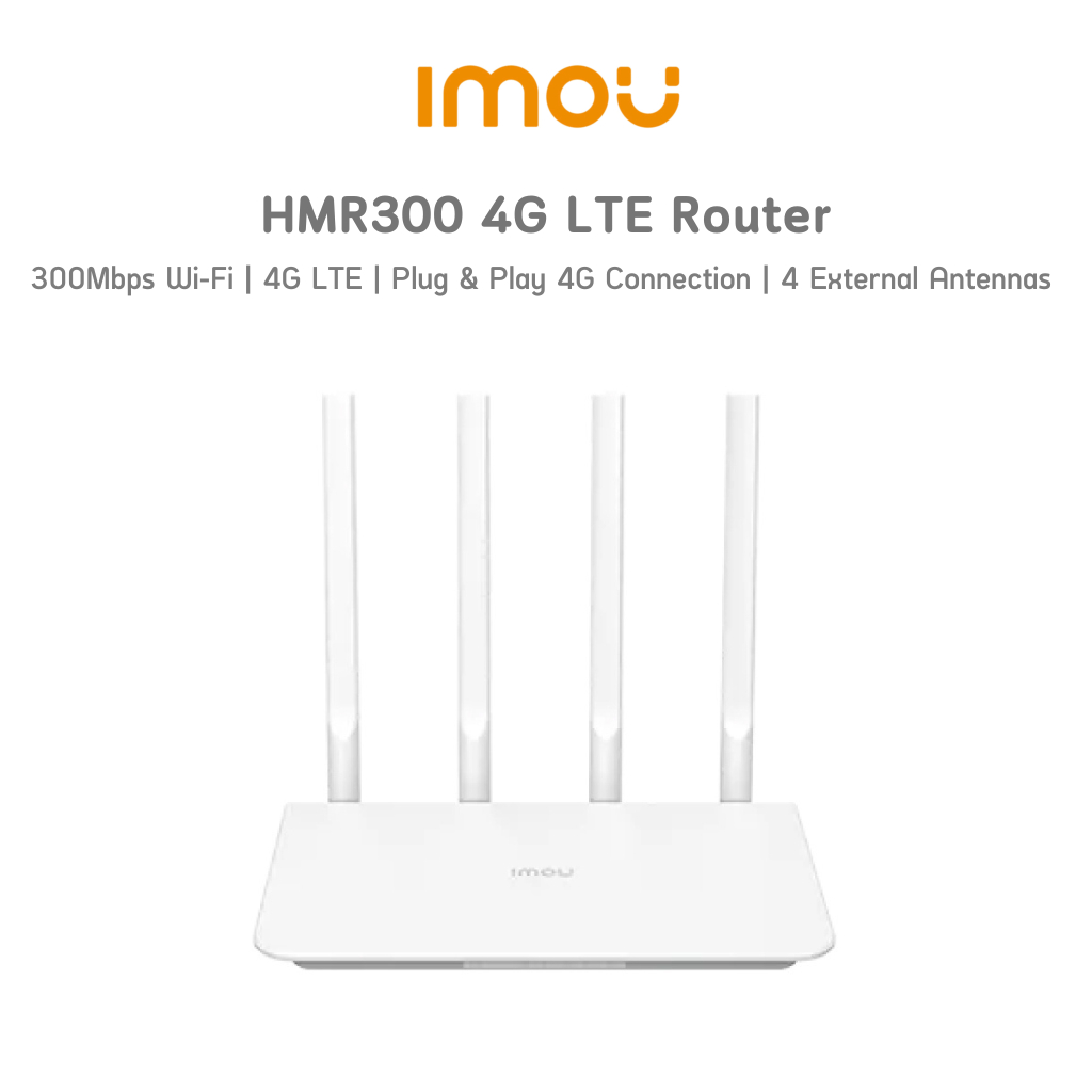 IMOU HMR300 เราทเตอร์ใส่ซิม 4G LTE Router 4G LTE ROUTER 300Mbps