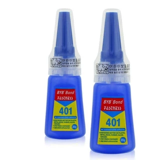 จัดส่งทันที ♡ กาว 401 BYB bond ติดเล็บปลอม กาวต่อpvc ติดทน (สูตรเจล ไม่ต้องอบ)​