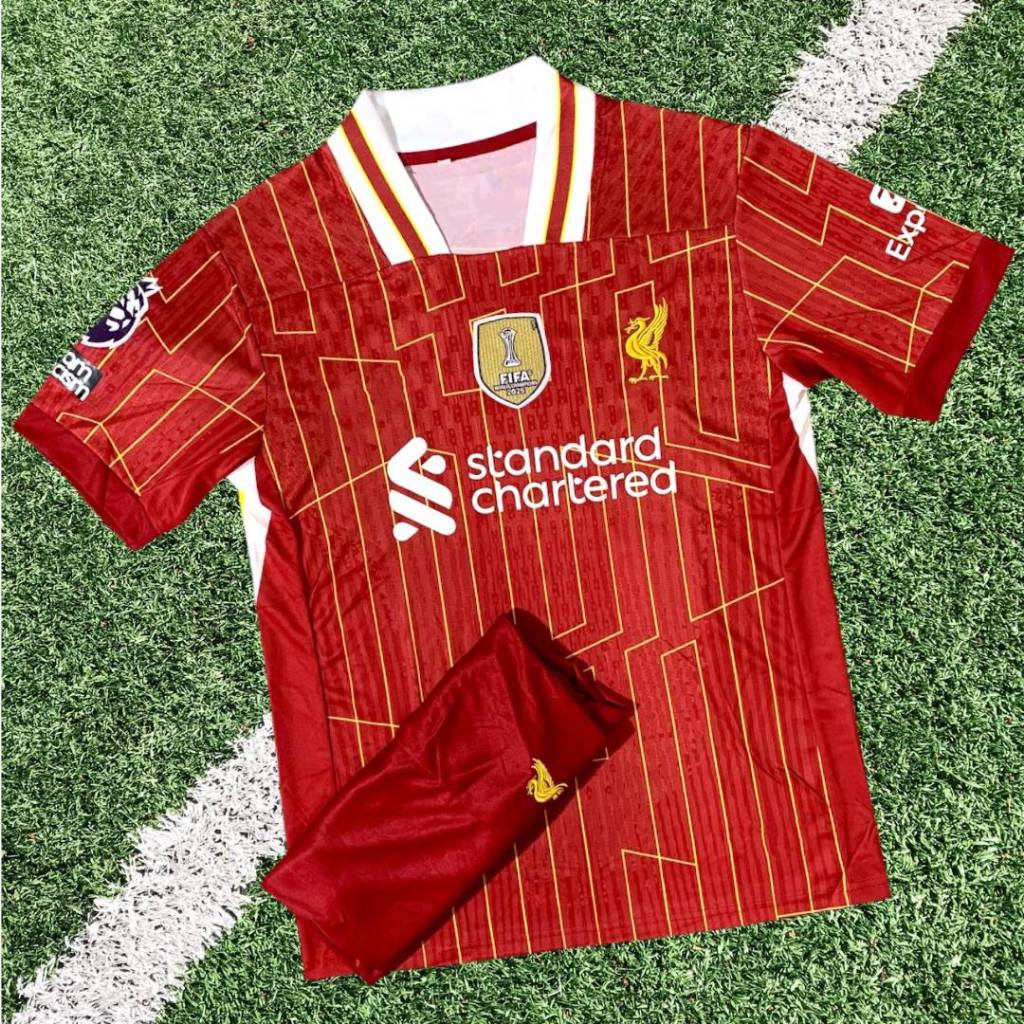 ใหม่ล่าสุด เสื้อฟุตบอลทีม ชุดสาม เกรดแฟนบอล 2024/2025 Full Option (เสื้อ+กางเกง พร้อมส่ง)