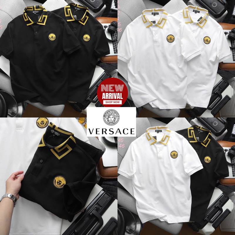 เสื้อโปโลคอปก Versace Basic ผ้า Cotton | เสื้อคอปกผู้ชาย โปโล ร้านค้าจัดส่งไว