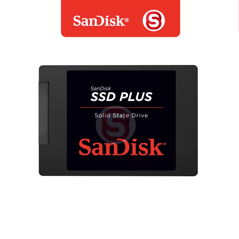 SanDisk PLUS SSD 240GB , SDSSDA-240G,  SR530/SW440MB/s, ประกัน 3 ปี Solid State Drive เอสเอสดี