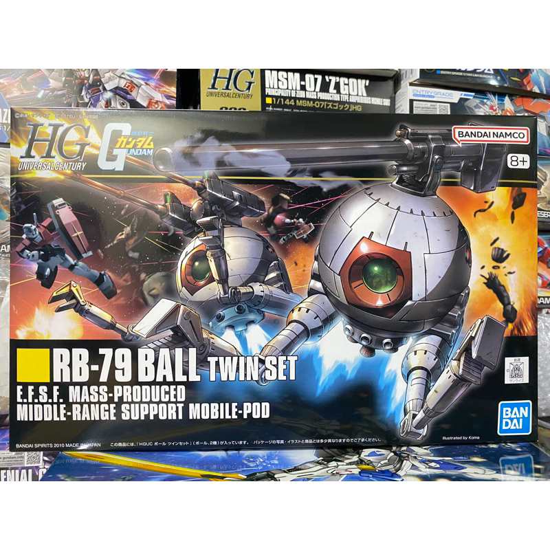 (พร้อมส่ง) HG1/144 RB-79 BALL TWIN SET