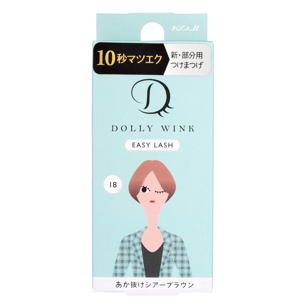 [์NO.18 สินค้าแจกฟรี โปรดอ่านเงื่อนไข] DOLLY WINK EYELASH EASY LASH ดอลลี่ วิ๊งค์ อีซี่ อาย แลช ขนตาปลอม