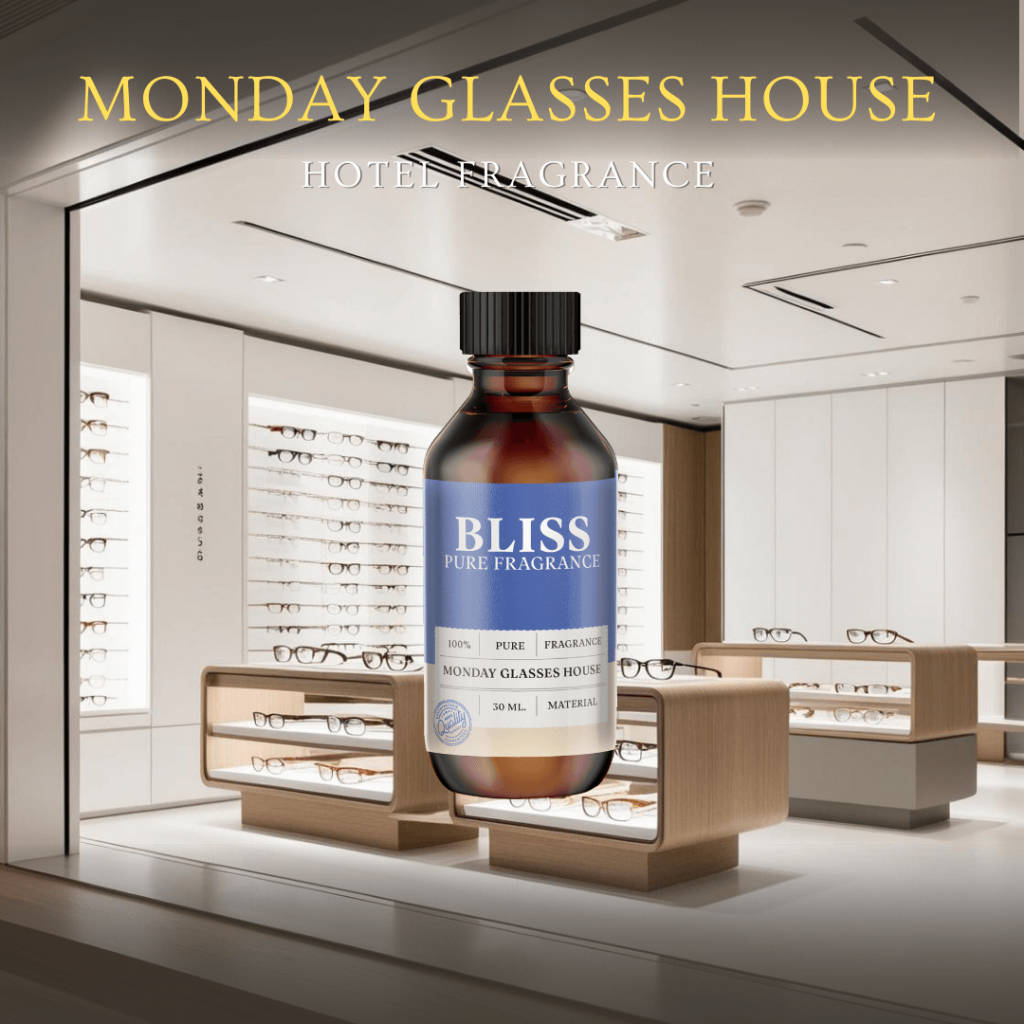 หัวน้ำหอม กลิ่น   MONDAY GLASSES HOUSE  ขนาด 30 -100 ml. - BLISS - ทำก้านไม้หอม ทำสเปรย์ฉีดห้อง