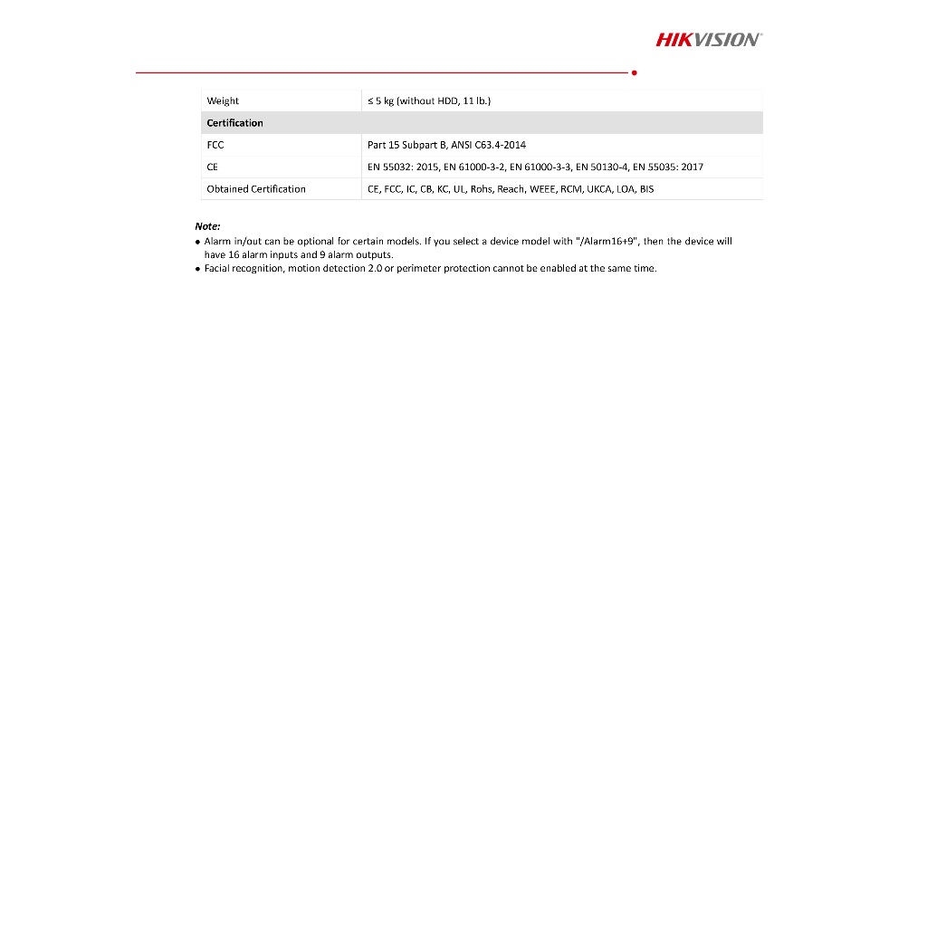 HIKVISION DS-7716NXI-K4/16P NVR 16CH ใส่ HDD ภายในเครื่องได้สูงสุด 4 ลูก, มี POE 16 ช่อง BY BILLIONAIRE SECURETECH