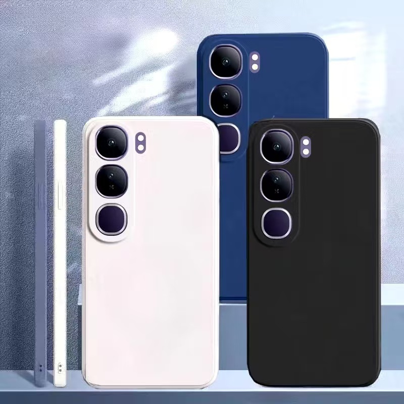 Vivo Y21d/Vivo Y300 5G/Vivo Y19S/Vivo Y200 5Gตรงรุ่น(ส่งในไทย)เคสTPUนิ่มสีพาสเทลแบบคลุมกล้องVivo Y20