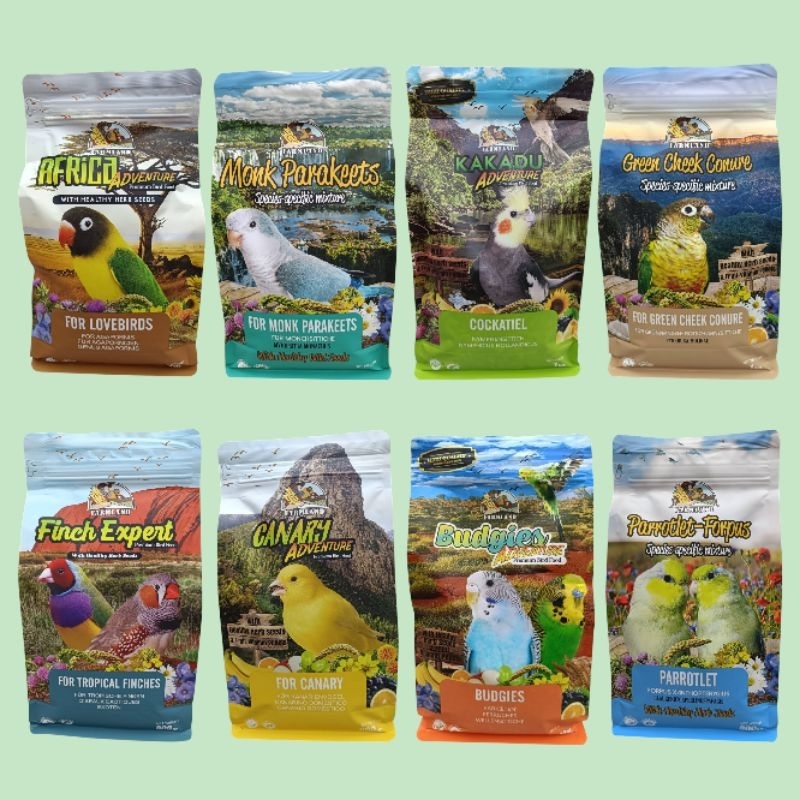 Farmland Adventure  อาหารนกฟาร์มเเลนด์ อาหารนกเเก้ว นกสวยงาม