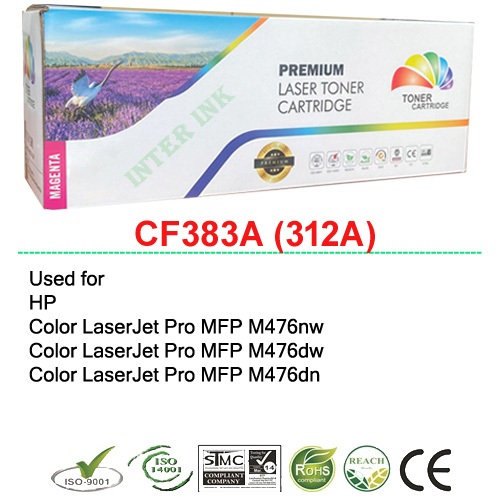 หมึกพิมพ์ Color LaserJet Pro MFP M476nw / M476dw / M476dn (CF383A) 312A สีแดง Color Box