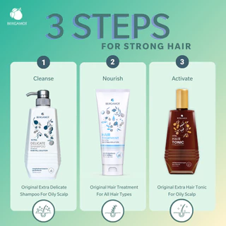ใหม่! BERGAMOT® Extra Care Bundle ชุดแชมพูและทรีทเม้นท์ลดผมร่วง (หนังศีรษะมัน)