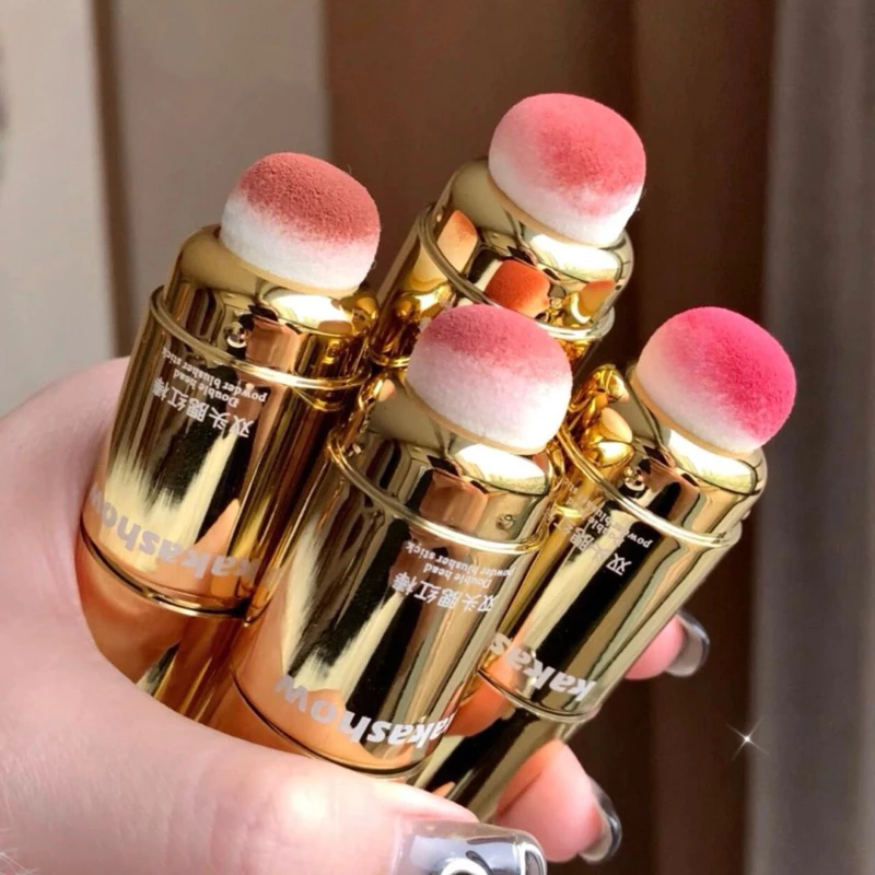 Kakashow Blush Stick แท่งสองหัว คอนทัวร์ได้ กันน้ำ ติดทนนาน thumbnail 4