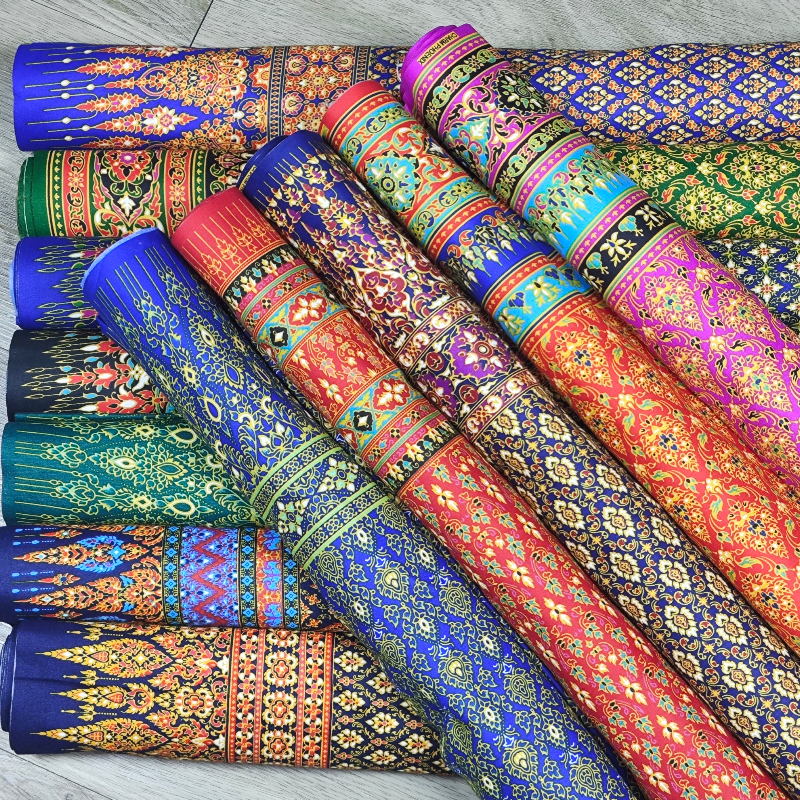 ผ้าถุงลายไทยขั้นสูง ชุดหนึ่ง10ผืน สไตล์สุ่ม เลือกผ้าคุณภาพสูง ระบายอากาศได้ดี