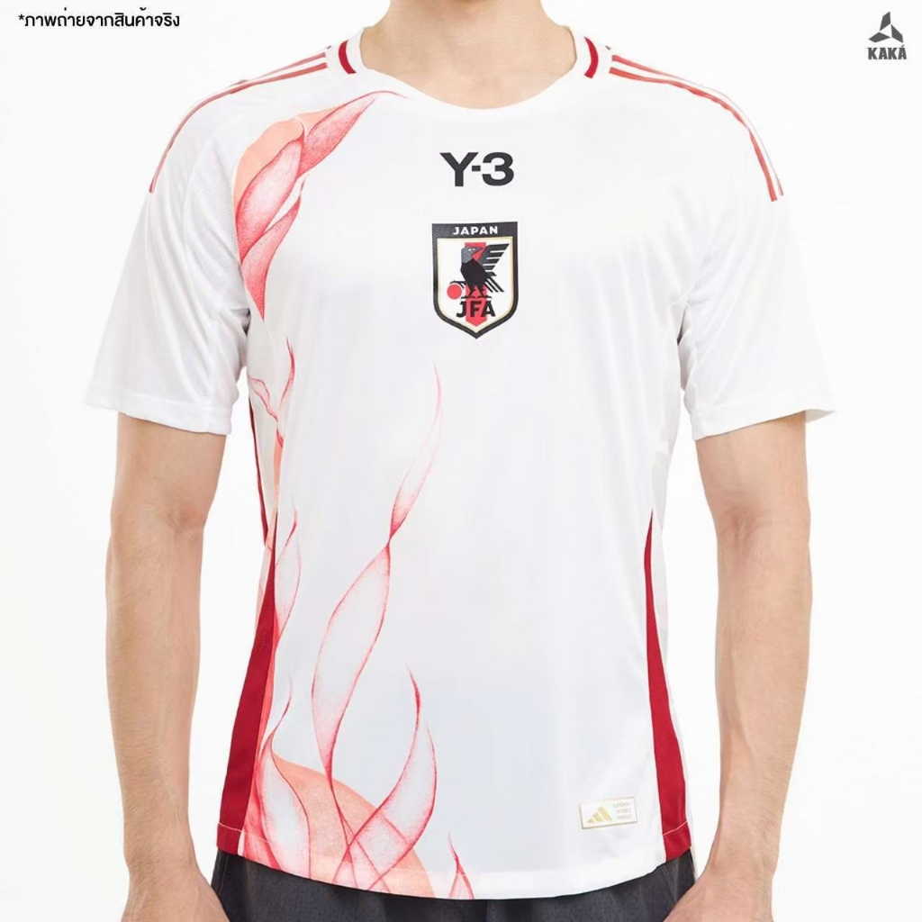 เสื้อฟุตบอลทีมชาติ ญี่ปุ่นอะเว Y-3 ขาว (Player Ver.) 2024-25