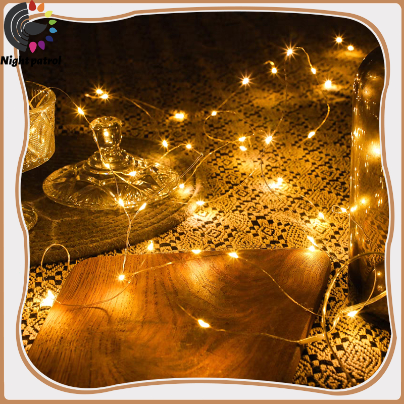 (พร้อมแบตเตอรี่) สายไฟหิ่งห้อย Led 1/ 3/5 เมตร สายไฟกระพริบเร็ว และช้า ของตกแต่งกล่องของขวัญ ปาร์ตี้คริสต์มาส