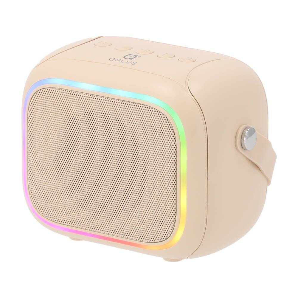 ลำโพง QPLUS LED mini Cube I Cream by Banana IT