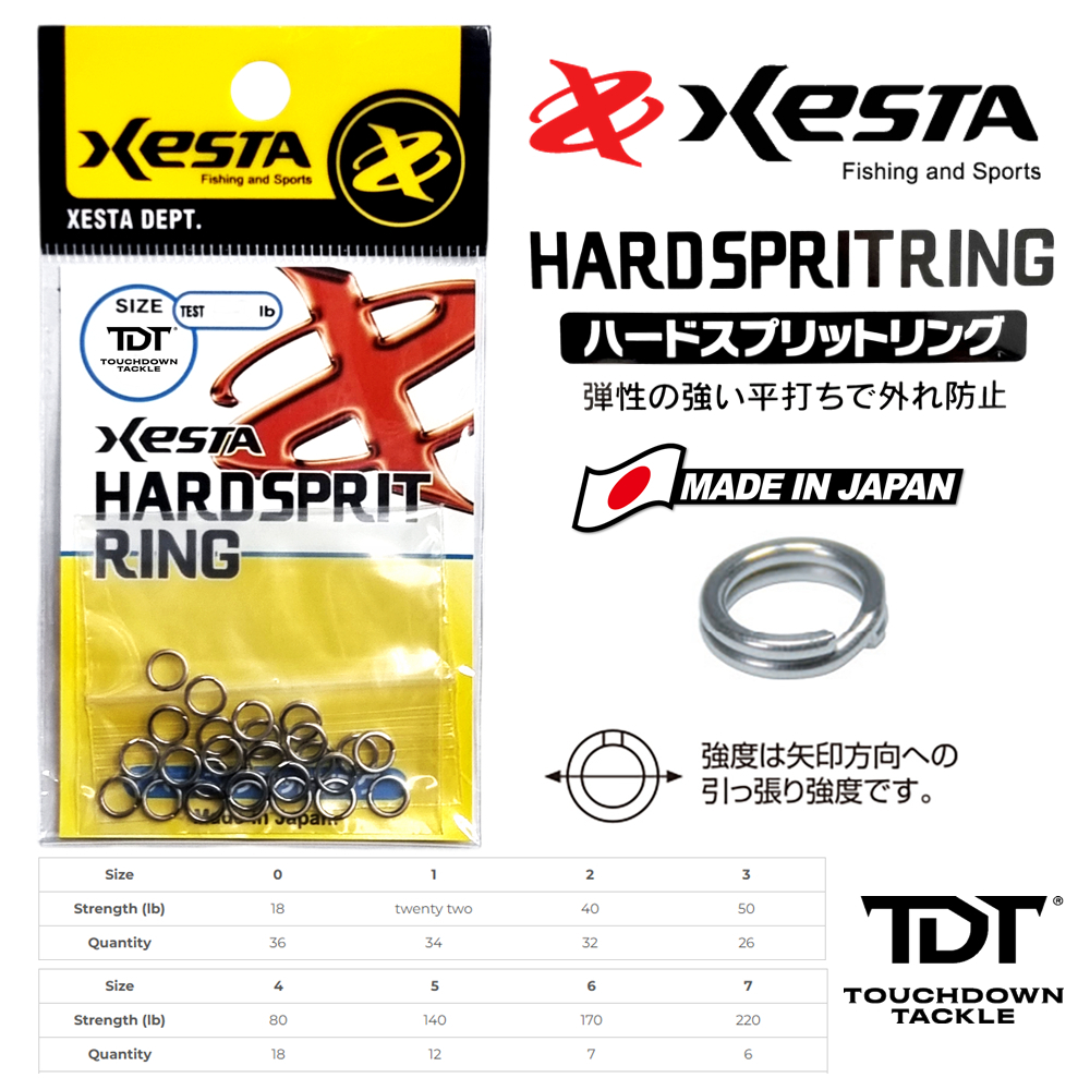XESTA HARD SPLIT RING STRONG VALUE PACK (หนาแพคใหญ่)  *** สปริทริง แพคใหญ่ ของแท้ 100% ***