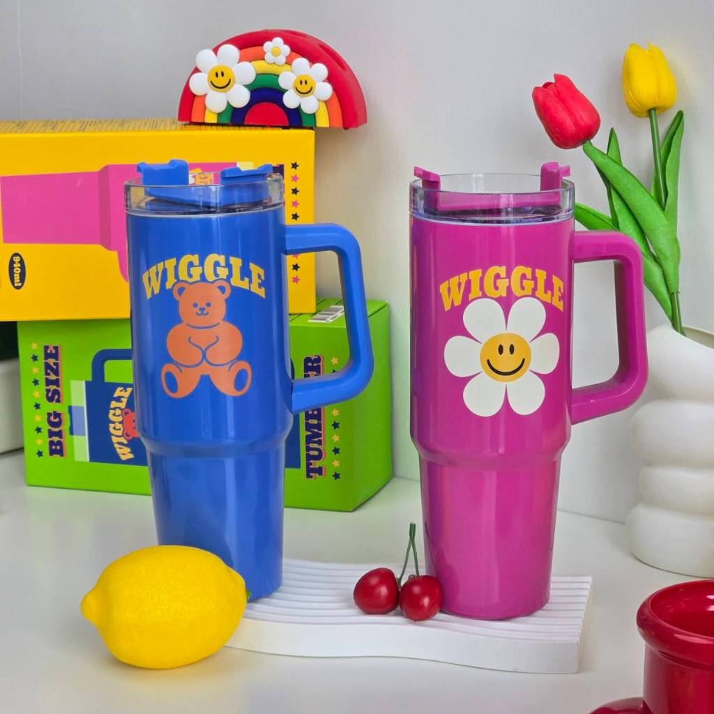 ( พร้อมส่ง ) Wiggle Wiggle Big Size Tumbler แก้วน้ำเก็บอุณหภูมิ