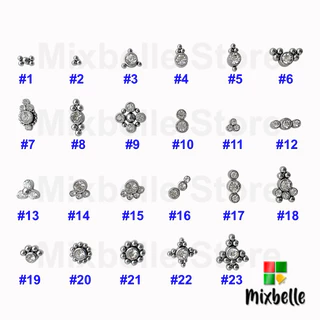 จิวสแตนเลสแท้ 316L ใส่ Helix, Flat, Conch ไม่ลอก ไม่ดำ สำหรับผิวแพ้ง่าย Earrings [รหัส GD2]
