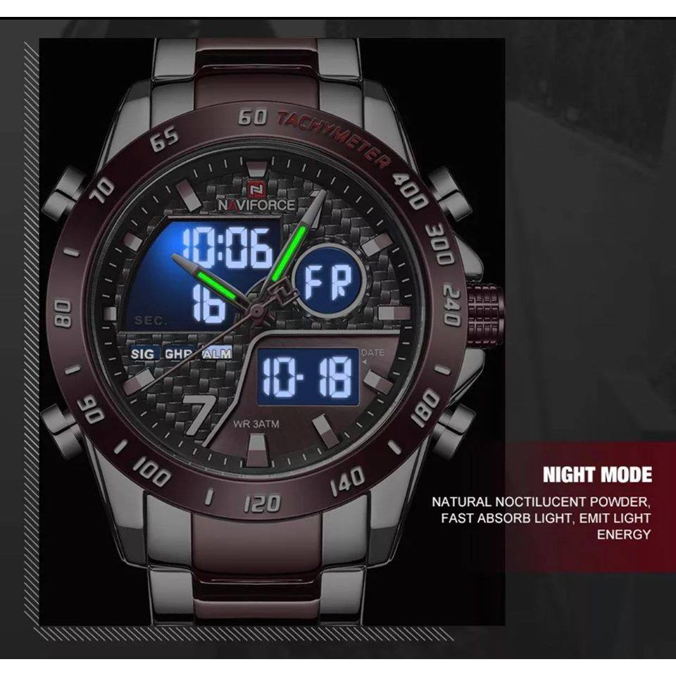 Naviforce รุ่น NF9171 นาฬิกาข้อมือผู้ชาย แบรนด์จากญี่ปุ่น ของแท้ประกันศูนย์ไทย 1 ปี
