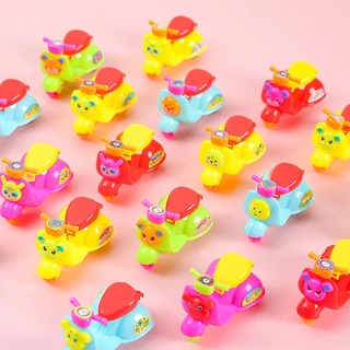 🔥พร้อมส่ง🔥รถดึงกลับ รถไขลาน เวสป้า รถเวสป้า รถจักรยานยนต์ขนาดเล็ก ของแจก ของแถม รถของเล่น รถขนาดเล็ก