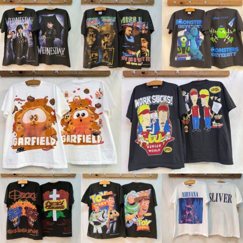 เสื้อการ์ตูนเอนิเมะ งานวง ผ้าเฟต งานใหม่