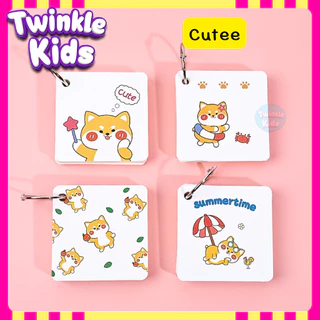 [มาใหม่!]{ราคาต่อ 1 เล่ม} Mini Flash Card สมุดจดศัพท์🐰 -TwinkleKids