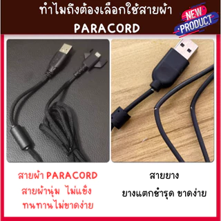 สายเมาส์ Paracord พร้อม Adapter สายนิ่ม ไม่ขาดง่าย น้ำหนักเบา สำหรับ GPW GPX1 G403 G703 G900 G903 พร้อมส่ง