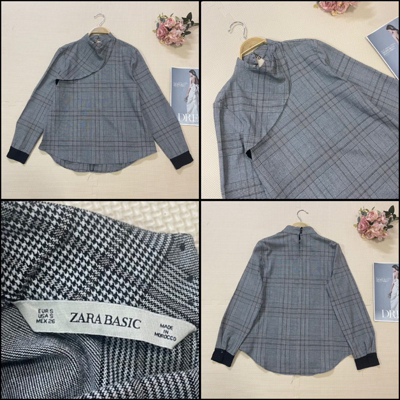 Z A R A อก32-36 เสื้อซาร่ามือสองของแท้สภาพใหม่