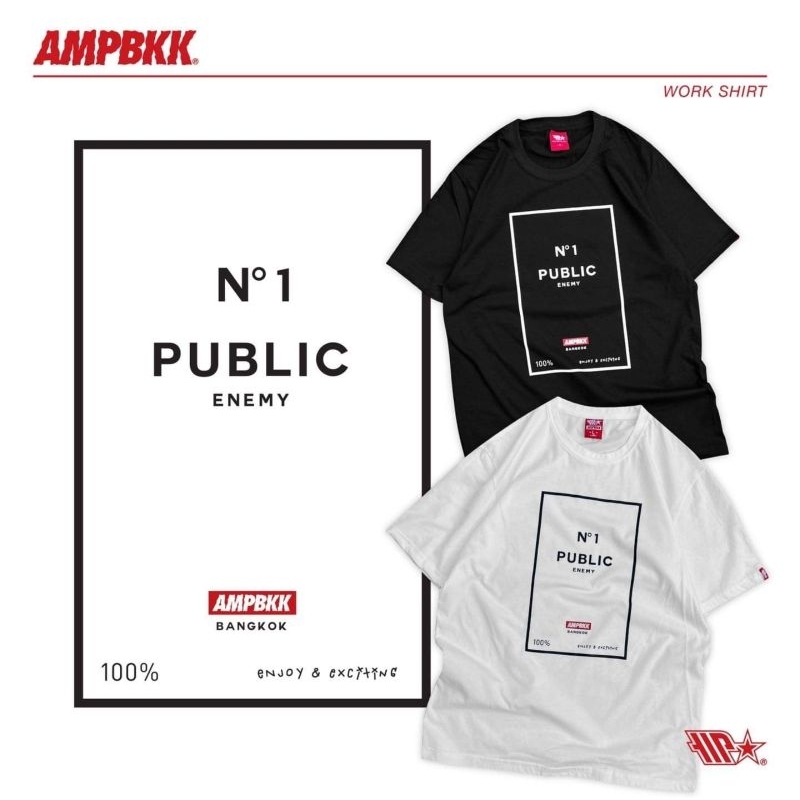 A.M.P.. “PUBLIC ENEMY No.1” T-SHIRT