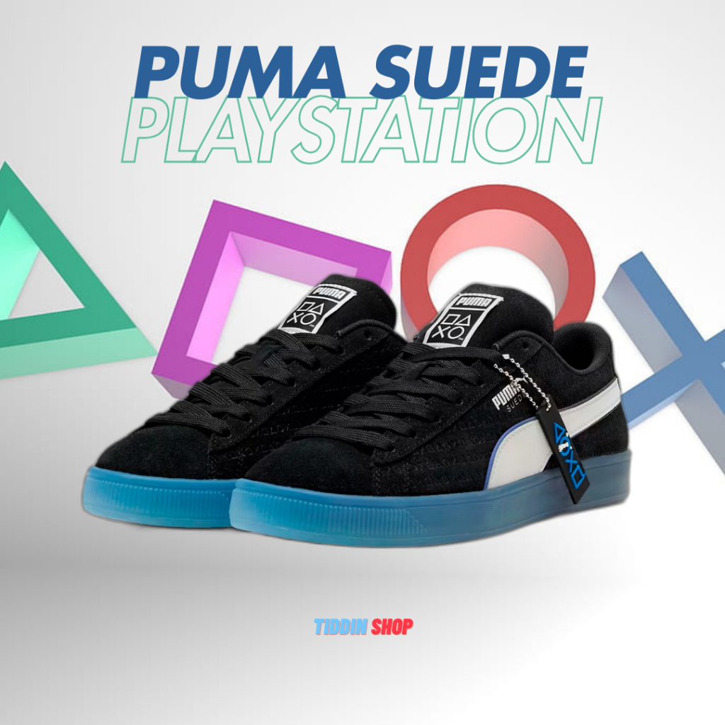 PUMA SUEDE x PlayStation [Puma ลิขสิทธิ์แท้ / ป้ายไทย] [รหัส 396246 02 ]