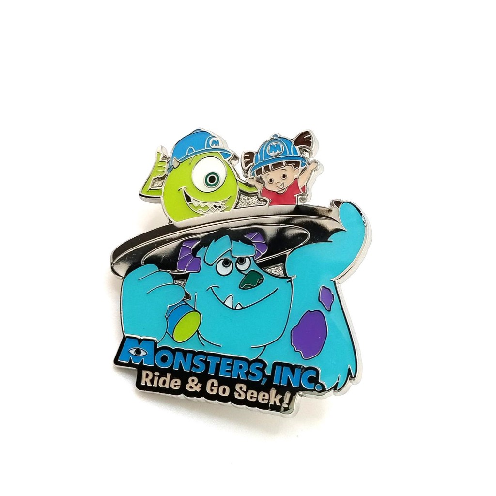 เข็มกลัดเหล็ก Sally Mike Wazowski Monster Inc. Disney Pixar Brooch