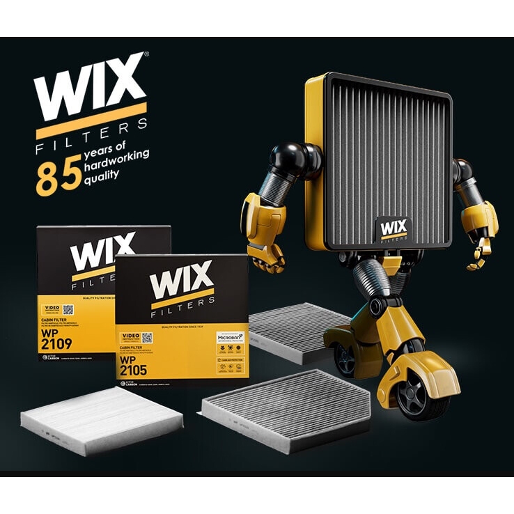 Wix กรองแอร์ Mitsubishi Mirage Attrage 1.2 / Xpander มิตซูบิชิ มิราจ แอททราจ 2008-2019 WP2122 - รูปที่ 2