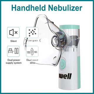 [รับประกัน 2 ปี] เครื่องผลิตออกซิเจน ลิตร Yuwell เครื่องพ่นละอองฝอยอัลตราโซนิกเงียบอุปกรณ์พ่นยาสำ
