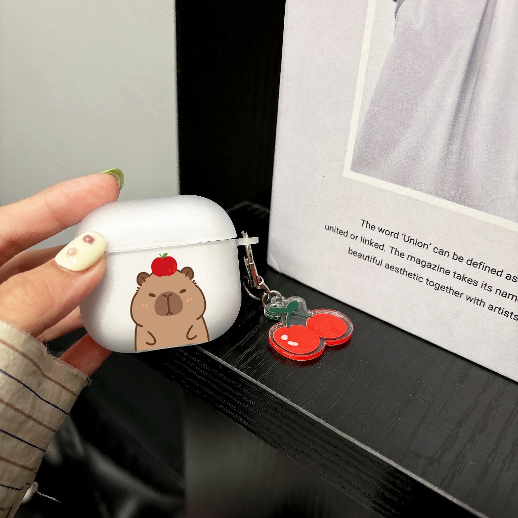 จัดส่งจากกรุงเทพ AirPods 4 Pro2 Pro 3 2 1 น่ารัก กะปิบาลา Case กรณีปลอกสําหรับ AirPods gen3 TPU Matte