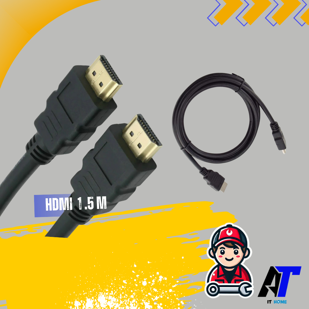 สาย HDMI /HDTVI ยาว 1.5 เมตร รองรับความละเอียด 1080P 4K