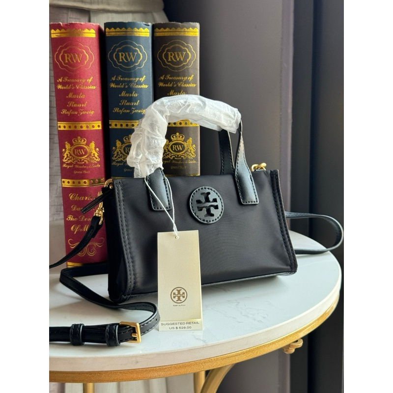 กระเป๋า Tory Burch Ella Nylon Mini Tote Bag ของแท้