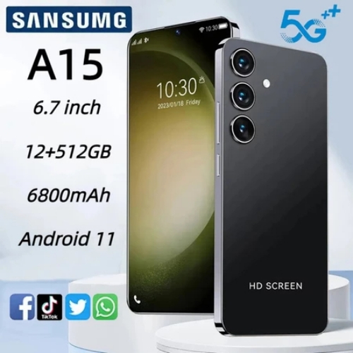 โทรศัพท์มือถือ A15 5G โทรศัพท์ รองรับ2ซิม Smartphone 4G/5G แรม16GB รอม512GB โทรศัพท์ถูกๆ