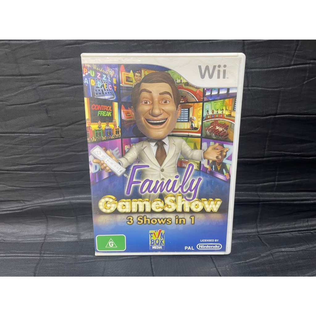 แผ่นเกมส์ Wii Game : Family Gameshow : Wii PAL