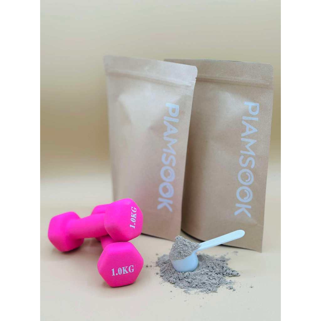 (พร้อมส่ง) ผงโปรตีนจิ้งหรีด ตราเปี่ยมสุขฟาร์ม Cricket Protein Powder  by Piamsook Farm